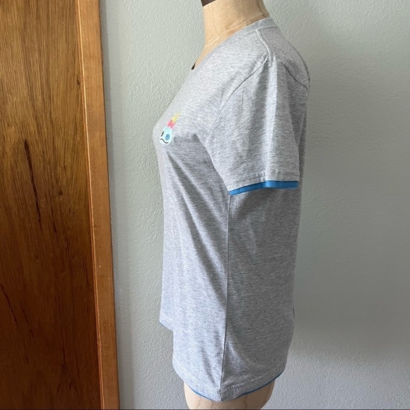 DISNEY JAPAN sz S Lilo & STITCH Scrump Gray Short Sleeve Tee TShirt - Picture 2 of 8
